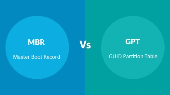 تبدیل mbr به gpt