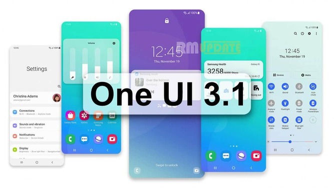 بروزرسانی رابط کاربری one ui 3.1