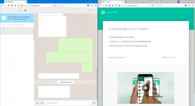 آموزش تماس تصویری در واتساپ وب