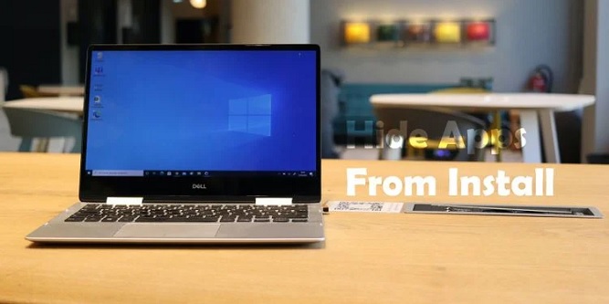 آموزش مخفی کردن برنامه های ویندوز 