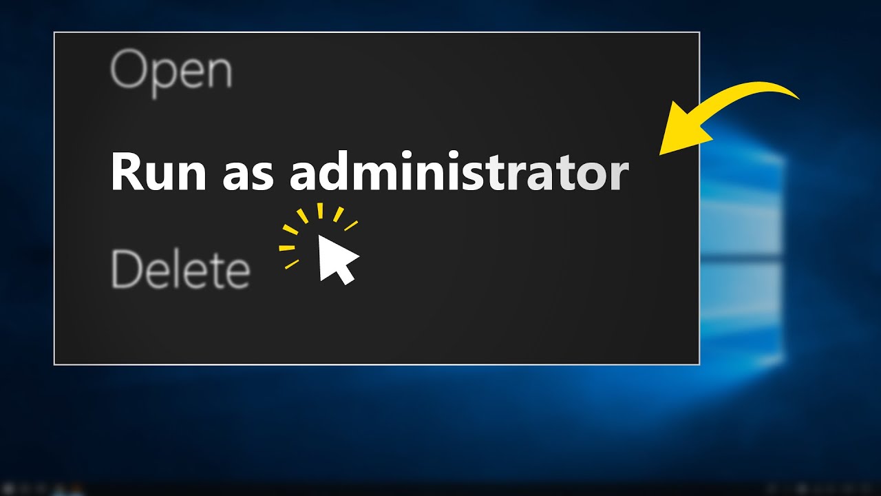 اصطلاح Run as Administrator ران ادمينستور