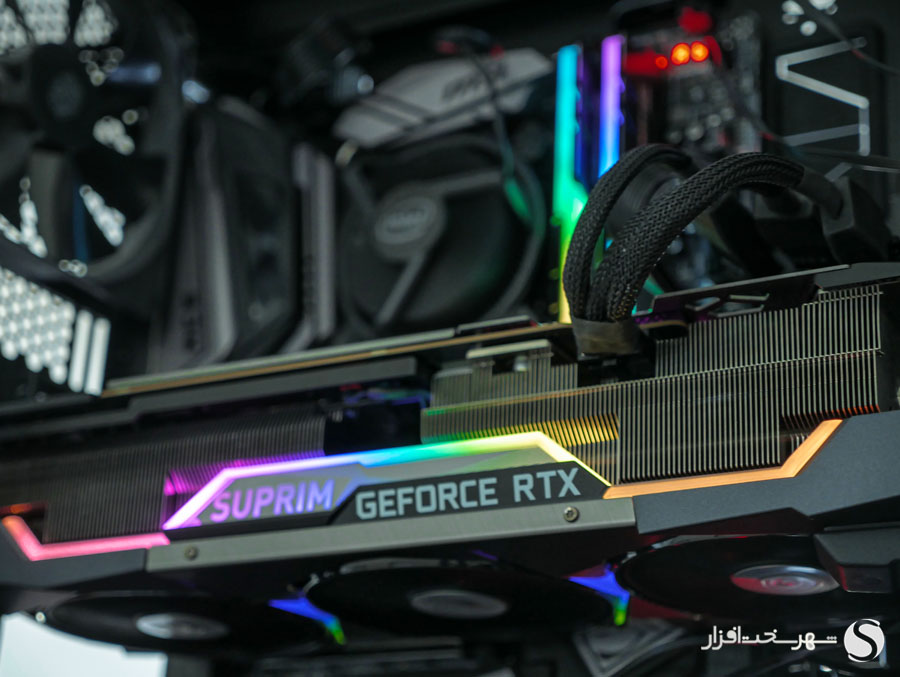 نورپردازی msi 3090ti suprim