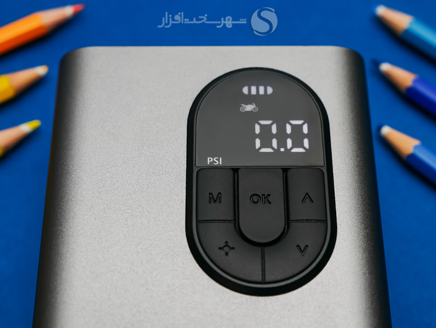 صفحه نمایش پمپ باد بیسوس