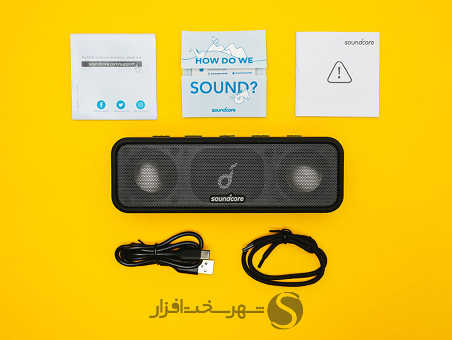 محتویات همراه انکر Soundcore 3