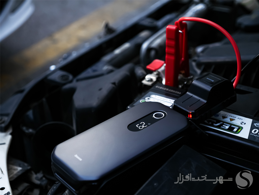 بررسی جامپ استارتر خودرو باسئوس مدل super energy