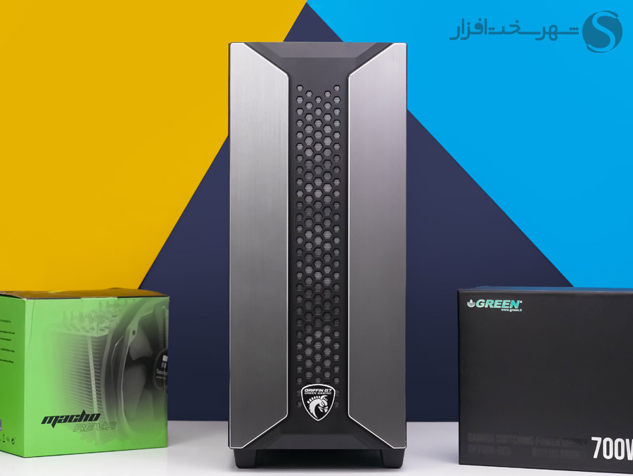 نمای جلوی کیس گرین G7