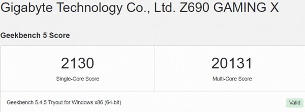 امتیاز پردازنده اینتل Core i9-13900