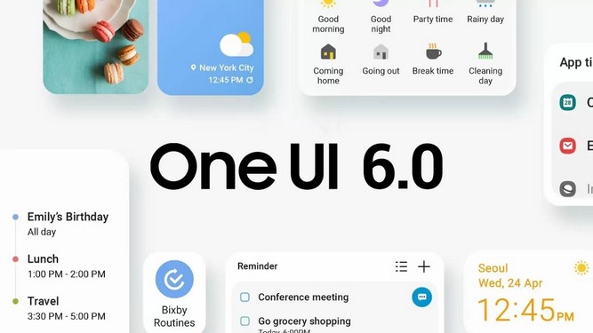لیست عدم دریافت One UI 6.0
