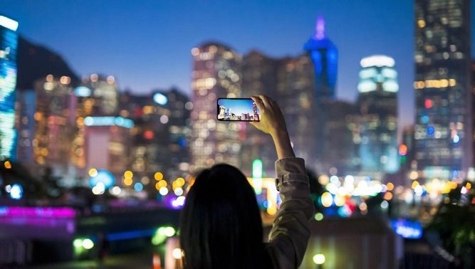 تصویر دوربین گوشی با فناوری پیکسل بینینگ