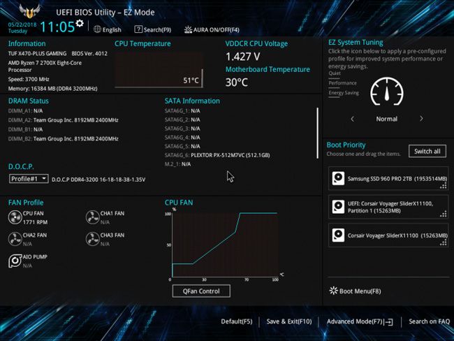 پشتیبانی از uefi