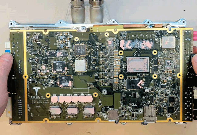 tesla amd chip