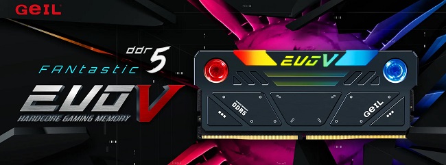 رم فن دار GeIL EVO V DDR5 RGB Hardcore Gaming Memory
