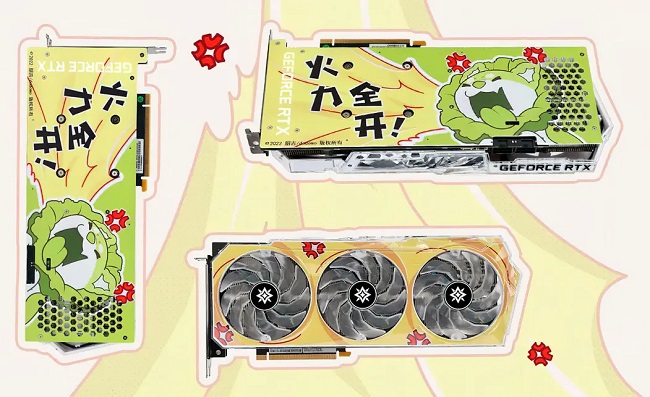کارت گرافیک جذاب Galax RTX 3060 Cabbage Dog