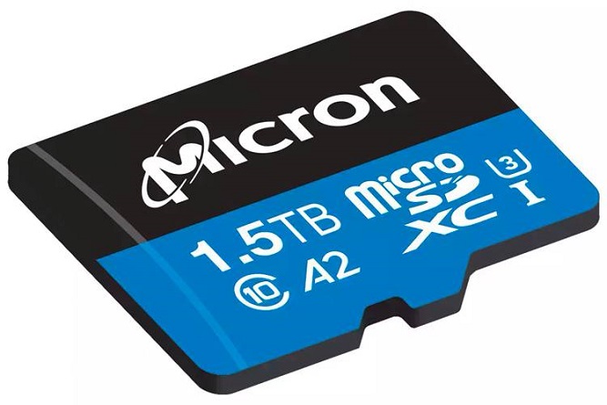 کارت حافظه 1.5 ترابایتی microSD میکرون