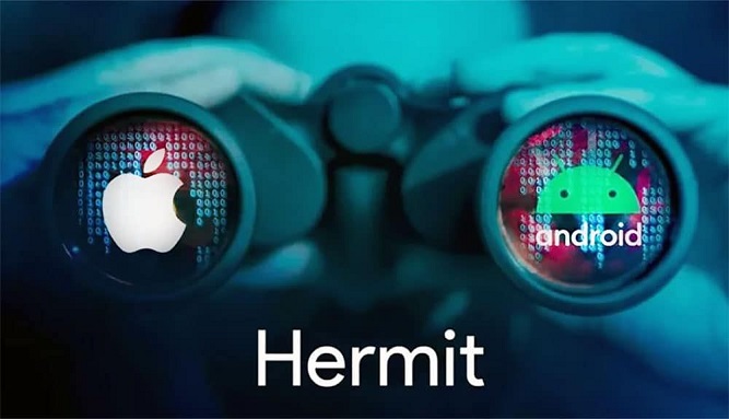 جاسوس افزار Hermit هرمیت