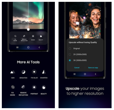 برنامه  Galaxy Enhance-X سامسونگ