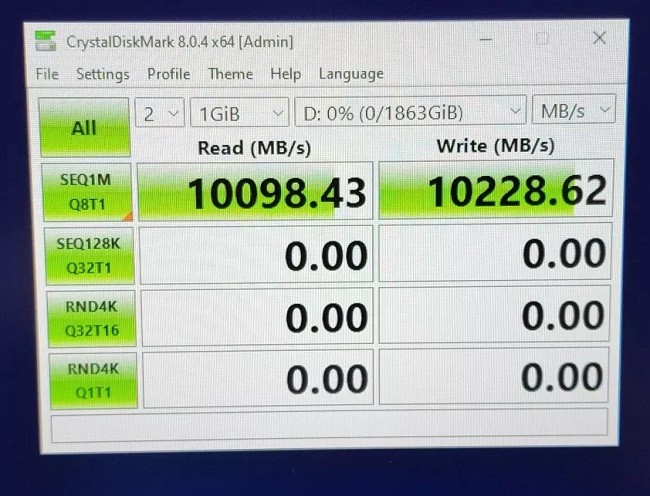 سرعت SSD نسل PCIe 5.0 با پردازنده های Ryzen 7000