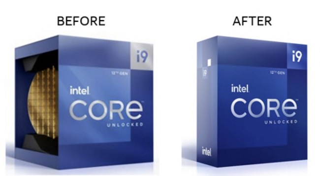 تغییر جعبه پردازنده Core i9-12900K و Core i9-10980XE