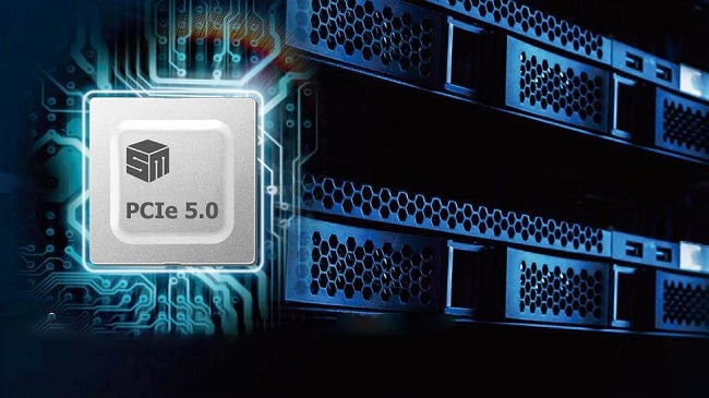 سرعت اس اس دی PCIe 5.0 x4