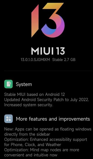  آپدیت MIUI 13 برای گوشی پوکو X3 NFC شیائومی