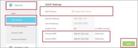 بهترین DNS  آموزش تغییر مودم