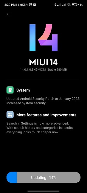  آپدیت MIUI 14 برای گوشی ردمی نوت 10 شیائومی