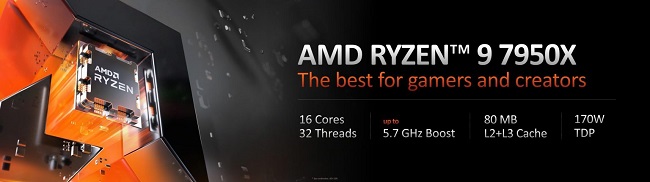 اورکلاک  Ryzen 9 7950X