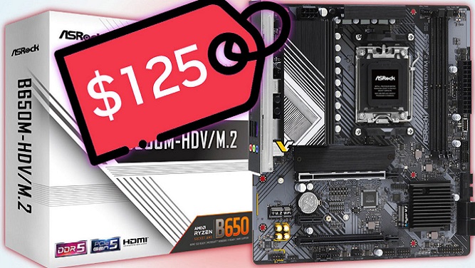عرضه مادربرد ارزان قیمت B650M-HDV/M.2 از سوی ازراک