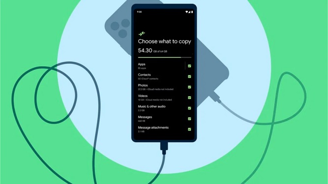 معرفی برنامه Switch to Android برای انتقال اطلاعات آیفون به اندروید
