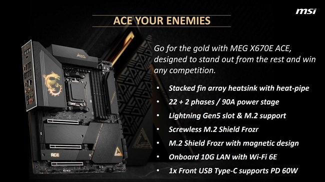 ماردبرد MEG X670E Ace