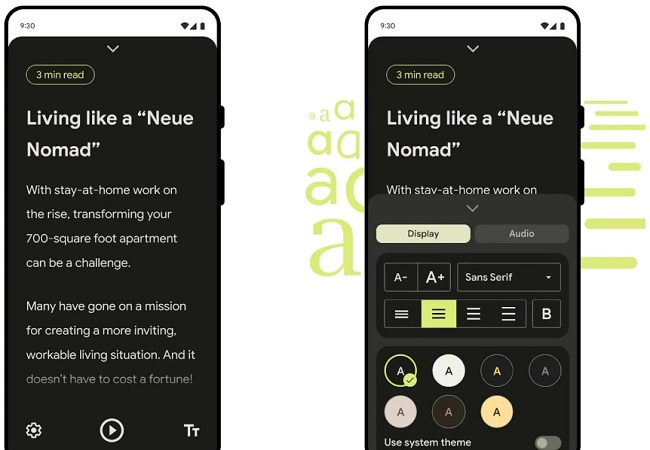 دانلود قابلیت Reading Mode در اندروید