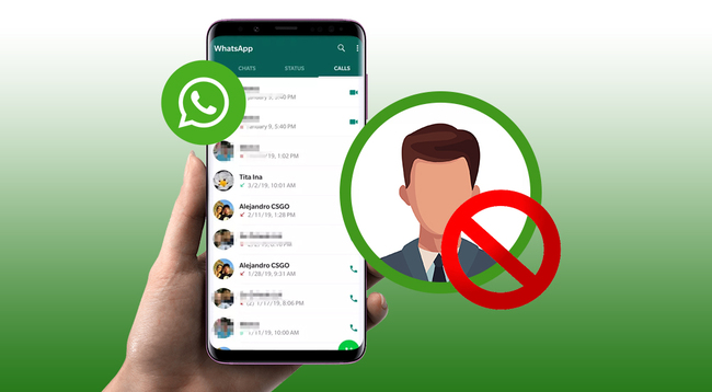 عکس بلاک شدن در واتساپ