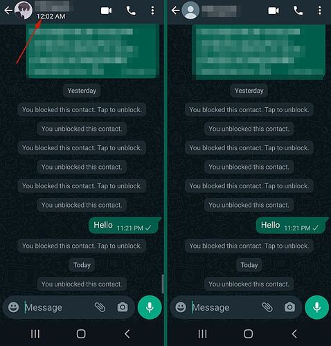 علت بلاک شدن در واتساپ