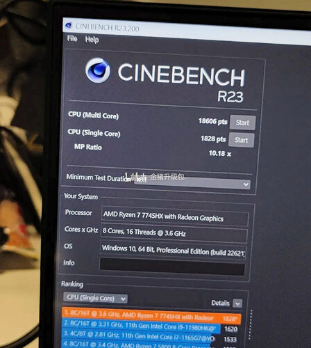 بنچمارک Ryzen 7 7745HX