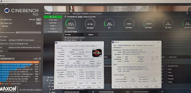 بنچمارک ryzen 7950x3d