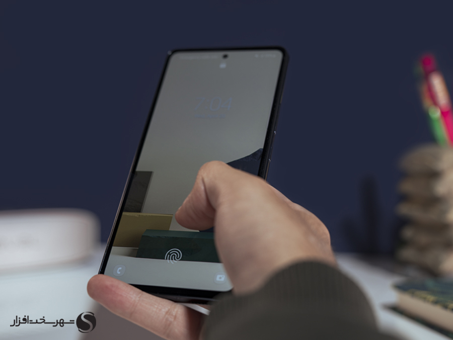 سنسور اثر انگشت زیر نمایشگر Galaxy A53 5G