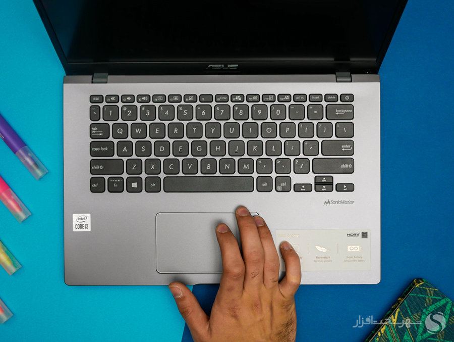 صفحه کلید و تاچ پد لپ تاپ VivoBook R427FA ایسوس