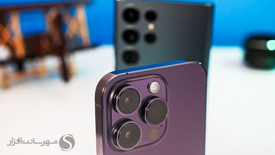 تفاوت دوربین s22 ultra با iphone 14 pro