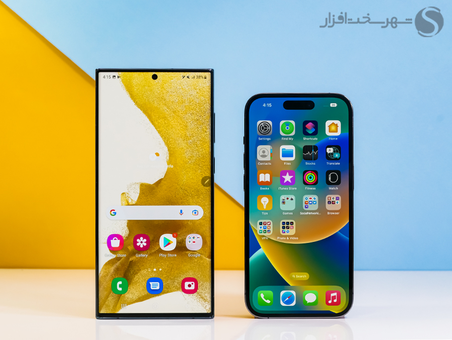مقایسه دوربین سامسونگ با اپل