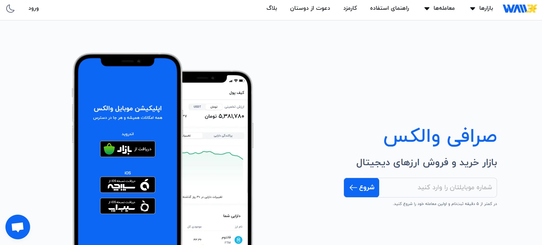 صرافی والکس