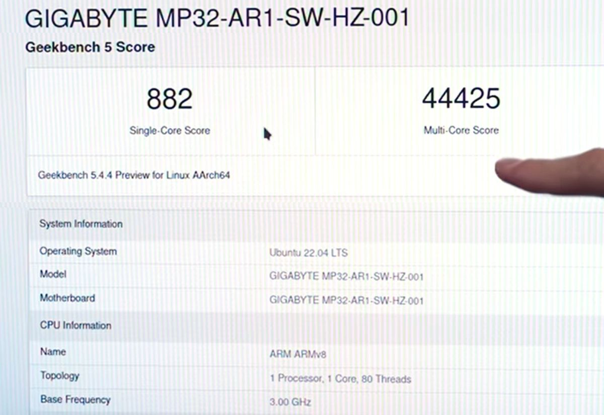 بنچمارک پردازنده 80 هستهای Ampere Altra Max