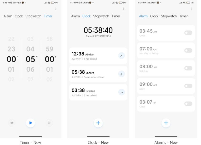 ویژگی‌های رابط کاربری MIUI 14