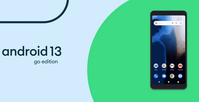  اندروید 13 Go Edition با سبک طراحی Material You
