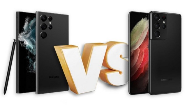 مقایسه گوشی s22 ultra با s21 ultra
