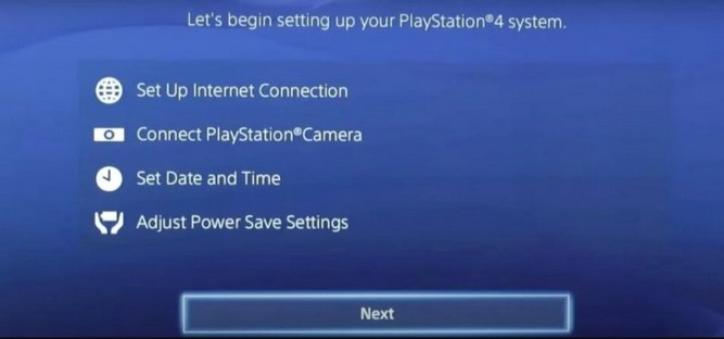 تنظیمات و راه اندازی اولیه ps4
