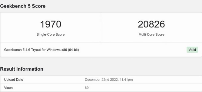 بنچمارک پردازنده 13980HX