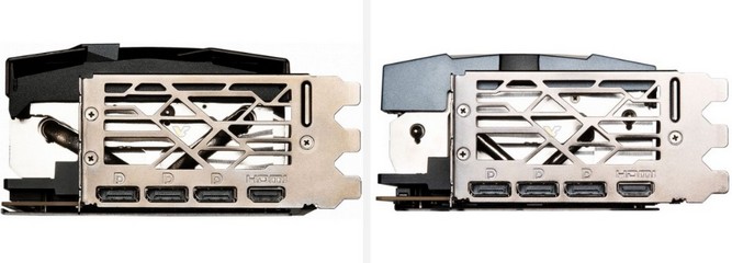 نمای پشتی کارت گرافیک RTX 4090 SUPRIM X CLASSIC