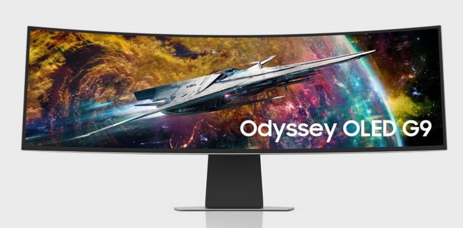 Odyssey OLED G9؛ وضوح 5120 در 1440 پیکسل با کنتراست بی نهایت