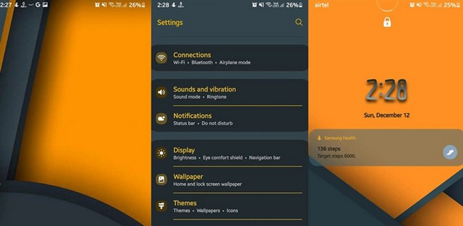 تم Flat Amber