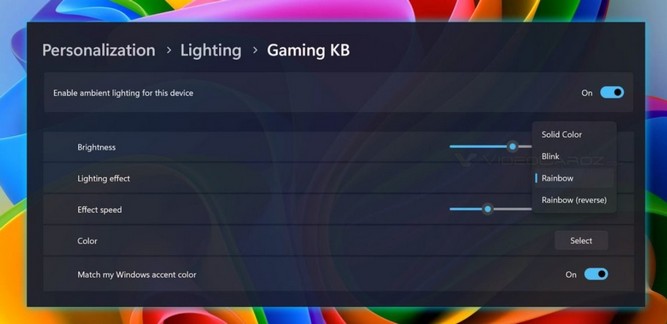 کنترل نورپردازی RGB